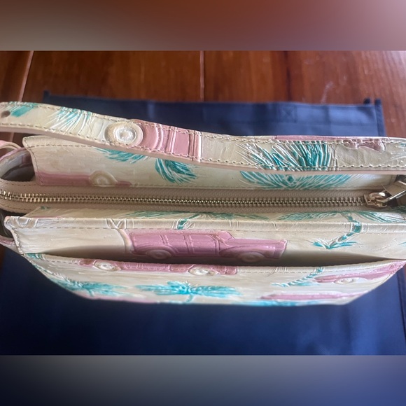 NWT Brahmin Hillary Honey Brown Copa Cabana Crossbody - Picture 7 of 17